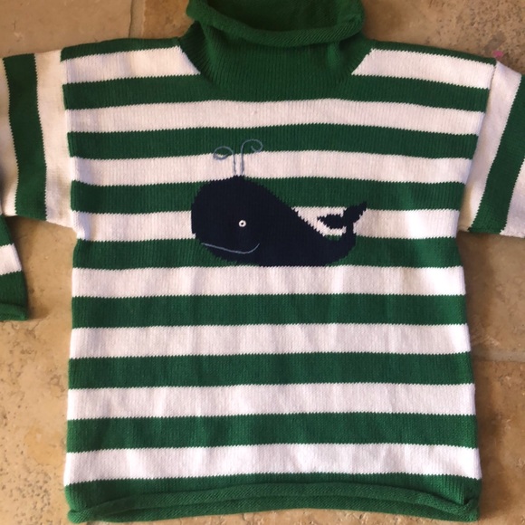 Caucr Other - Boys Claucr size 6.striped whale sweater